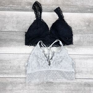 Aerie lace bralettes S